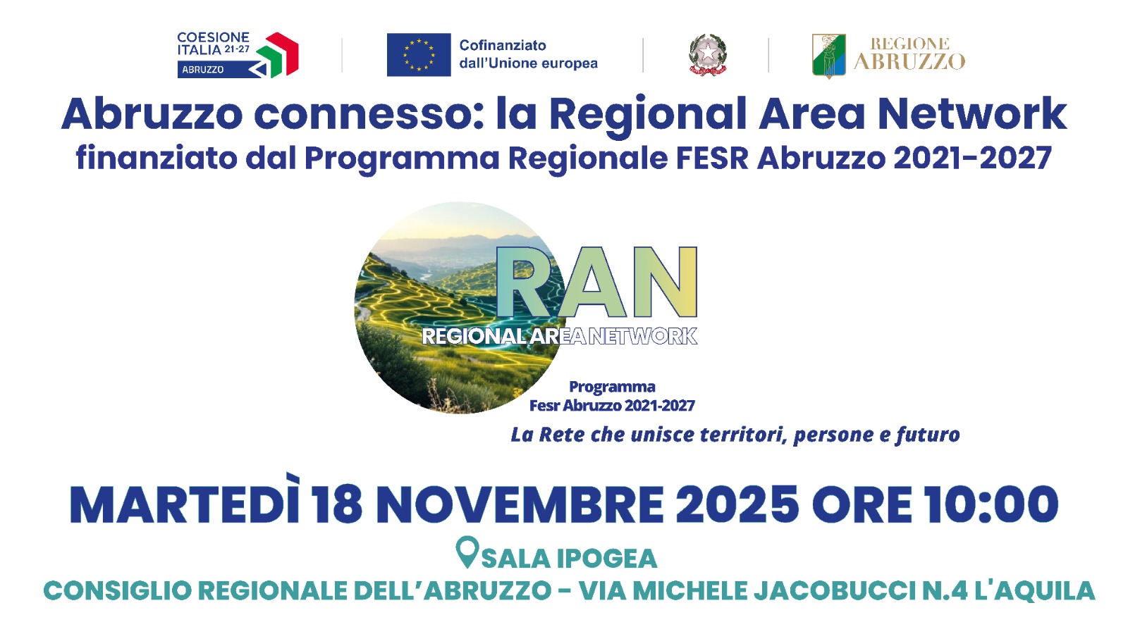Locandina dell'evento del 18 novembre