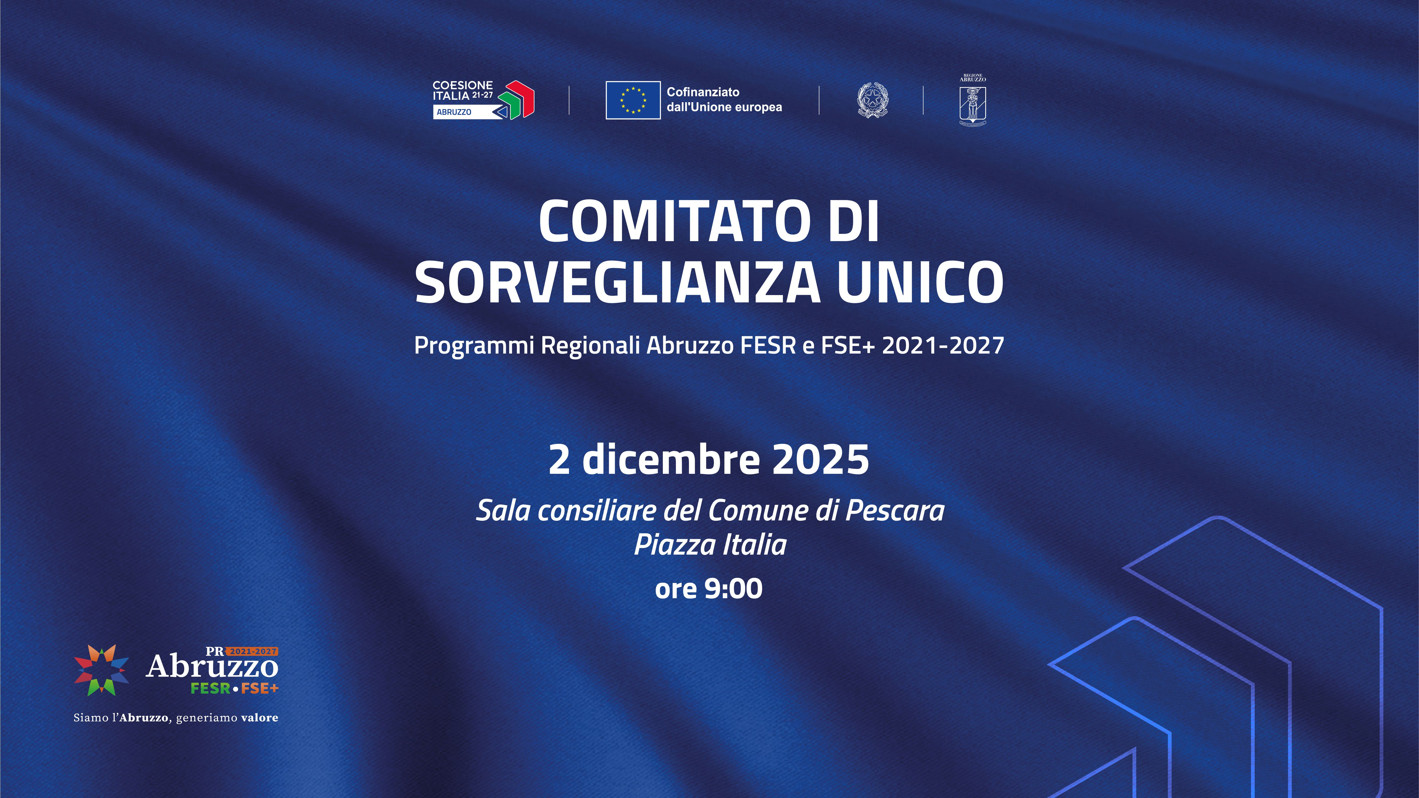 Locandina con titolo, data e ora dell'evento