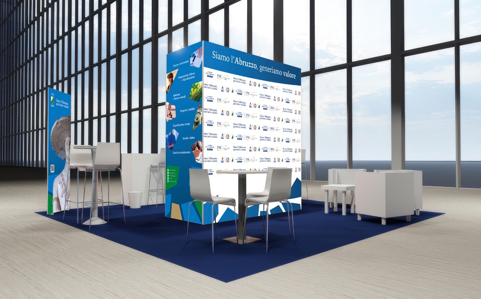 Lo stand della Regione Abruzzo