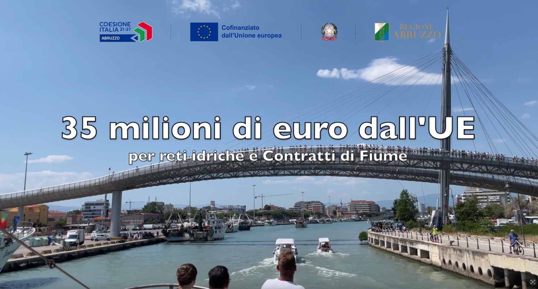 Guarda il video su Youtube: 35 milioni per reti idriche e Contratti di Fiume